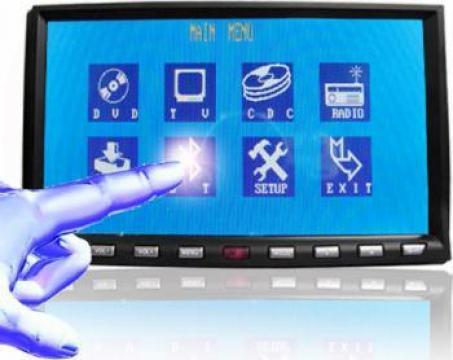 DVD player auto cu touch screen 7 Inch si bluetooth de la Crys Zone Srl