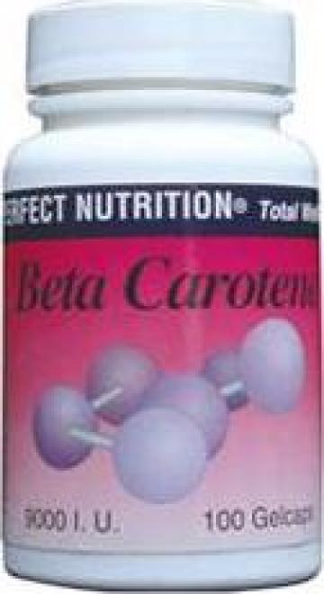 Supliment alimentar Beta Carotene (100 capsule gelatinoase)