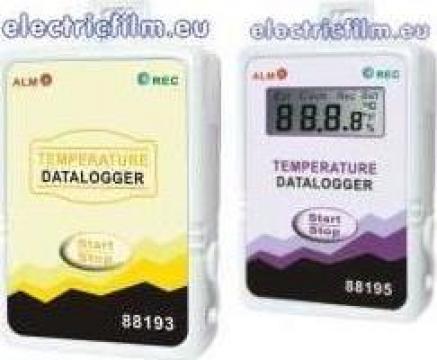Inregistrator de temperatura logger fara/ cu LCD si rs232 de la Electric Film S.r.l.