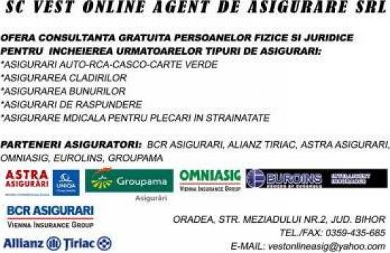 Servicii asigurarea creditelor comerciale si de garantii de la Vest Online Asigurari