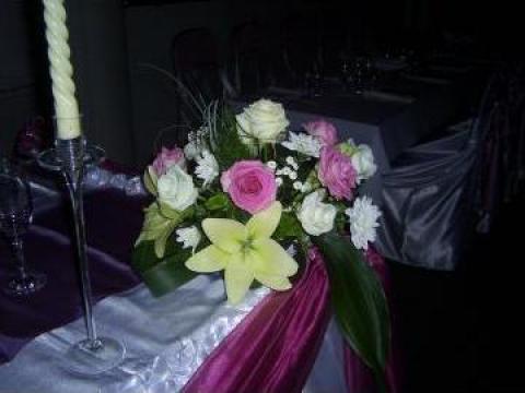Decoratiuni nunti, aranjamente florale de la Pfa Popa Dorina