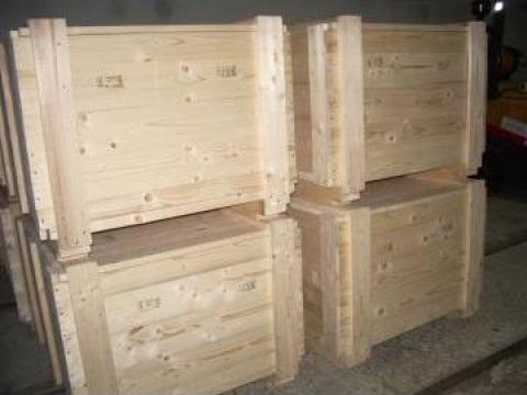 Cutii din lemn cu baza portanta sau neportanta