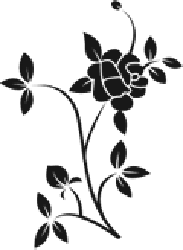 Sticker de perete abtibild Trandafir de la Stick Deco