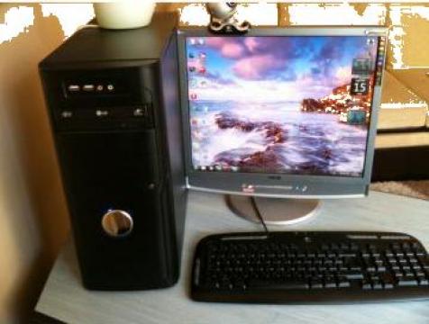 Calculator desktop Intel Core 2 Duo + monitor 19 inch Asus