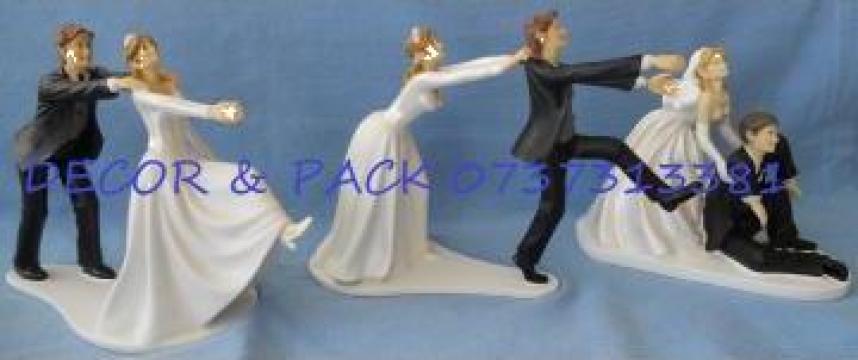 Figurine tort botez, nunta de la Decor & Pack Srl