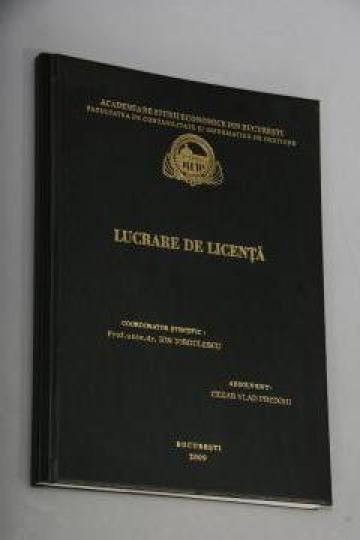 Coperta lucrare de diploma/ licenta/ disertatie de la Apollo Moldoveanu S.r.l.