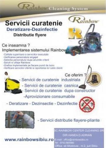 Servicii curatenie Sibiu de la Rainbow Center Cleaning Srl.