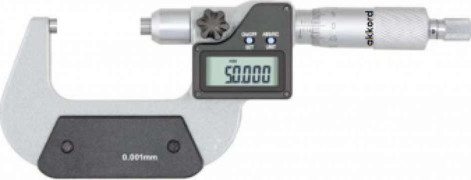 Micrometru digital de exterior 50-75 /0.001mm IP65 de la Akkord Group Srl