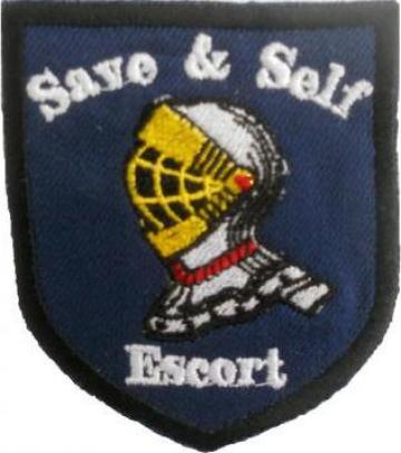 Ecuson emblema brodata firma paza de la Akilex Conf S.r.l.