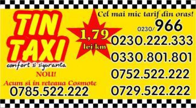 Servicii taxi TINTAXI de la Tintaxi S.r.l.