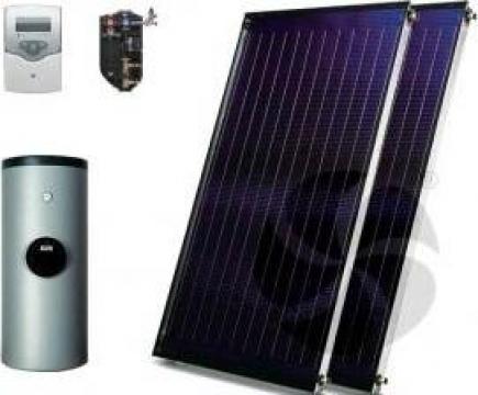 Panou solar - 2 panouri plane si boiler 200L de la Greentech Install