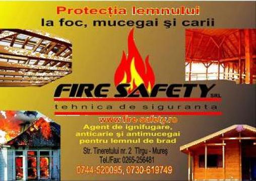 Servicii ignifugare lemn de la Fire Safety Srl