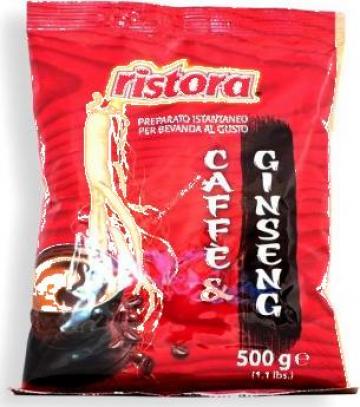 Cafea instant cu ginseng Ristora - 200g de la Romeuro Service