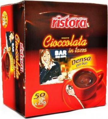 Ciocolata calda densa Ristora bar - cutie 50 plicuri de la Romeuro Service
