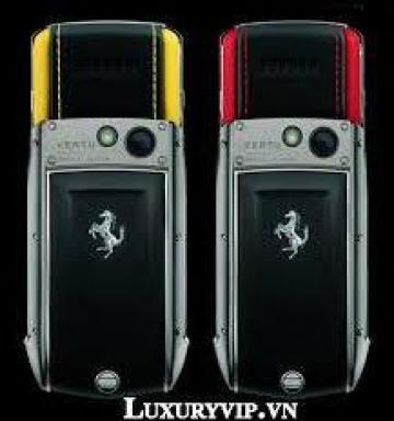 Telefon mobil Vertu Ascent Ti Ferrari Nero, replica 1.1 de la 