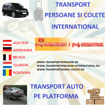 Transport persoane Germania  - Sibiu, Romania de la Lucee Marfa Srl