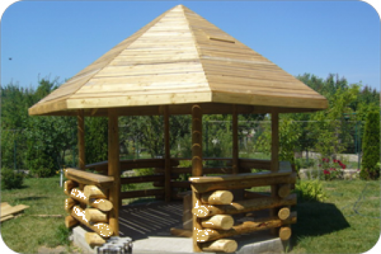 Foisor lemn de la Bucovina Eco-Construct Srl