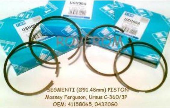 Segmenti piston Perkins AD3.152, Massey Ferguson (d=91.48mm)