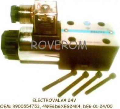 Electrovalva 24V, distribuitoare hidraulice utilaje de la Roverom Srl