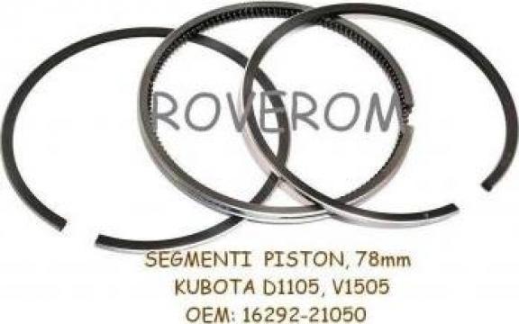 Segmenti piston Kubota D1105, V1505, KX71-3, KX91-2, 78mm de la Roverom Srl