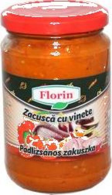 Zacusca cu vinete Florin 360 g de la Lorimod Prod Com Srl