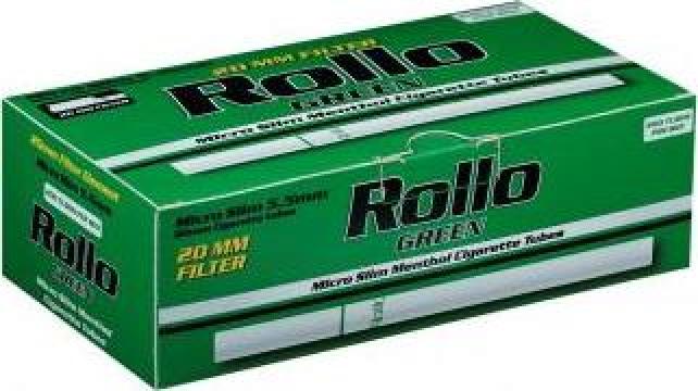 Tuburi tigari Rollo Green Menthol - Micro Slim (200) de la Dvd Master Srl