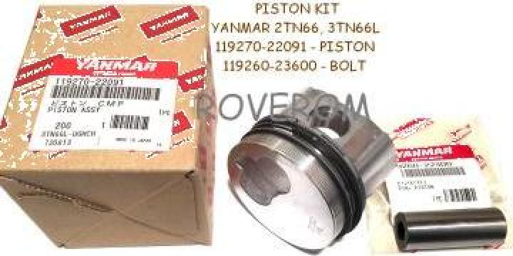 Piston kit STD, Yanmar 2TN66, 3TN66L, Thermo King TK3.74 de la Roverom Srl