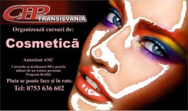 Curs cosmetica si make-up profesional de la Transilvania Cursuri De Formare Profesionala Srl