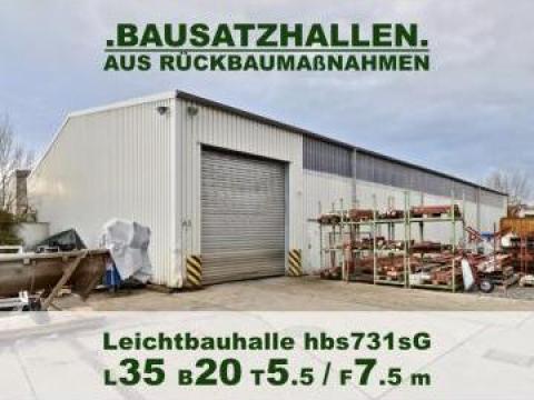 Hangar hala metalica 35x20x7.5m second hand de la Stahl Bausatz Hallen Inh. Johann Thal