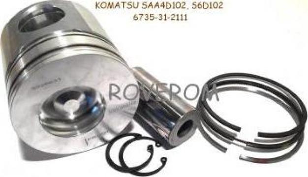 Piston kit STD Komatsu SAA4D102, S6D102 (102mm)