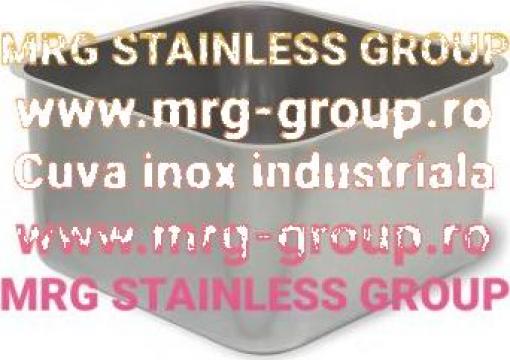 Cuva inox 500x500x250mm inox alimentar de la Mrg Stainless Group Srl
