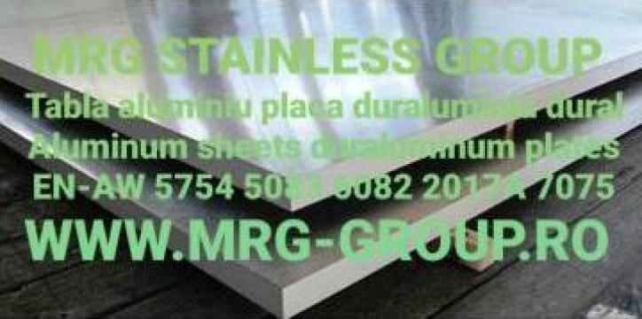 Tabla aluminiu, placa aluminiu, duraluminiu, dural teava de la Mrg Stainless Group Srl