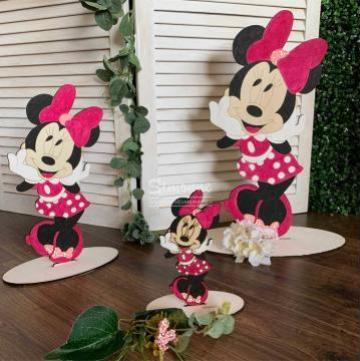 Set decor 3 figurine Minnie Mouse de la Simonne