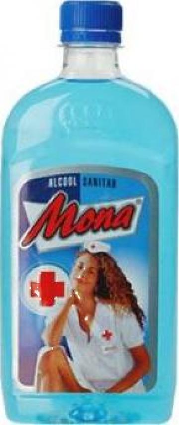 Alcool sanitar Mona 500 ml, biocid avizat de la Util Machine Srl