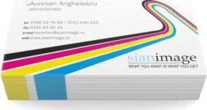 Carti de vizita carton standard de la Sian Image Media Srl