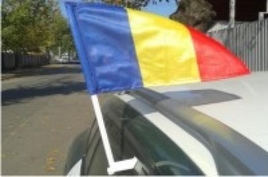 Set 25 buc stegulete auto Romania + suport auto inclus