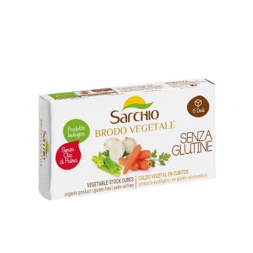 Supa de legume cuburi, fara gluten, bio eco 60g - Sarchio