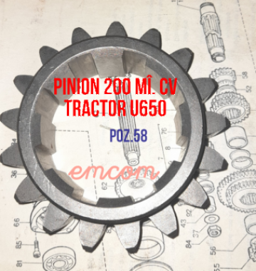 Pinion mers inapoi tractor U650 3117200 de la Emcom Invest Serv Srl