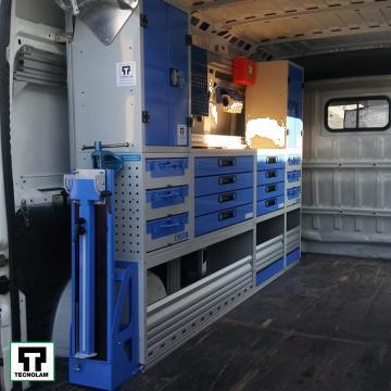 Echipare furgonete pentru service instalatii electrice de la Tecnolam Ro Srl