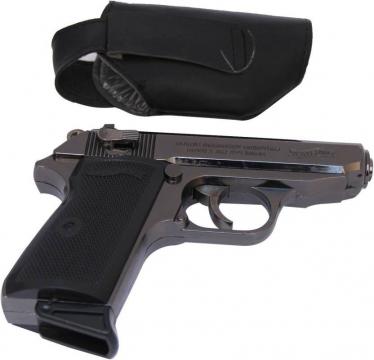 Bricheta pistol Walther PPK calibru 7.65mm, negru, scara 1 de la Dali Mag Online Srl