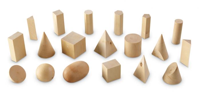 Jucarie forme geometrice din lemn (set 19)