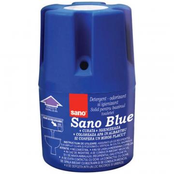 Odorizant WC solid Sano Blue (150g) de la Sirius Distribution Srl