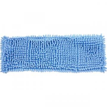 Rezerva mop plat cu buzunare, microfibra, albastru 45x15cm