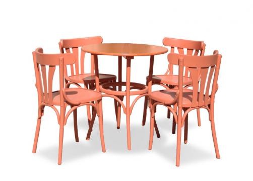 Set masa bistro cu patru scaune