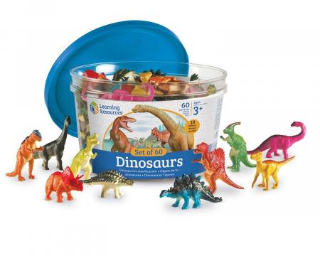 Joc set pentru sortat - Dinozauri jucausi (60 piese) de la A&P Collections Online Srl-d