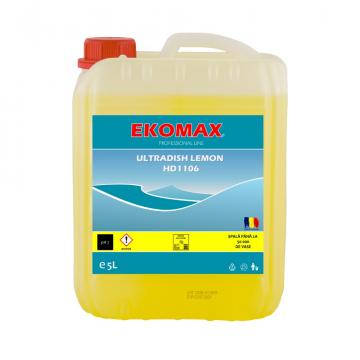 Detergent vase manual canistra 5 litri Ultradish Lemon de la Ekomax International Srl