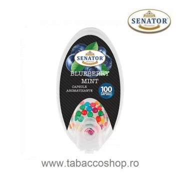 Capsule aromate click Senator Blueberry Mint (100 buc) de la Maferdi Srl