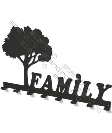 Cuier metalic family tree 3017 de la Rolix Impex Series Srl