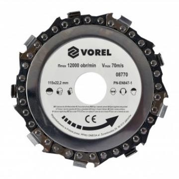 Disc circular pentru lemn 115x22.2mm, Vorel 08770 de la Viva Metal Decor Srl
