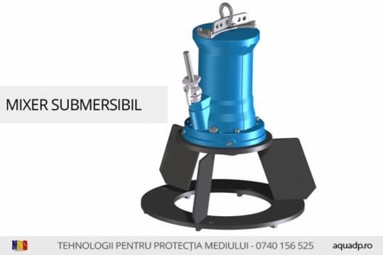 Mixer submersibil cu rotor pentru ape uzate Vortex de la Aqua D&P Technologies